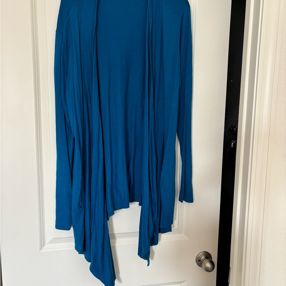 New York & Company Vibrant Blue Knit Sweater